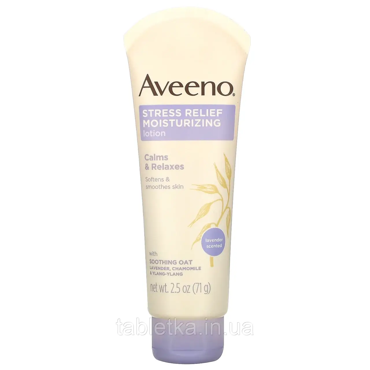 Aveeno, зволожувальний лосьйон для зняття стресу, лаванда, 71 г (2,5 унції)