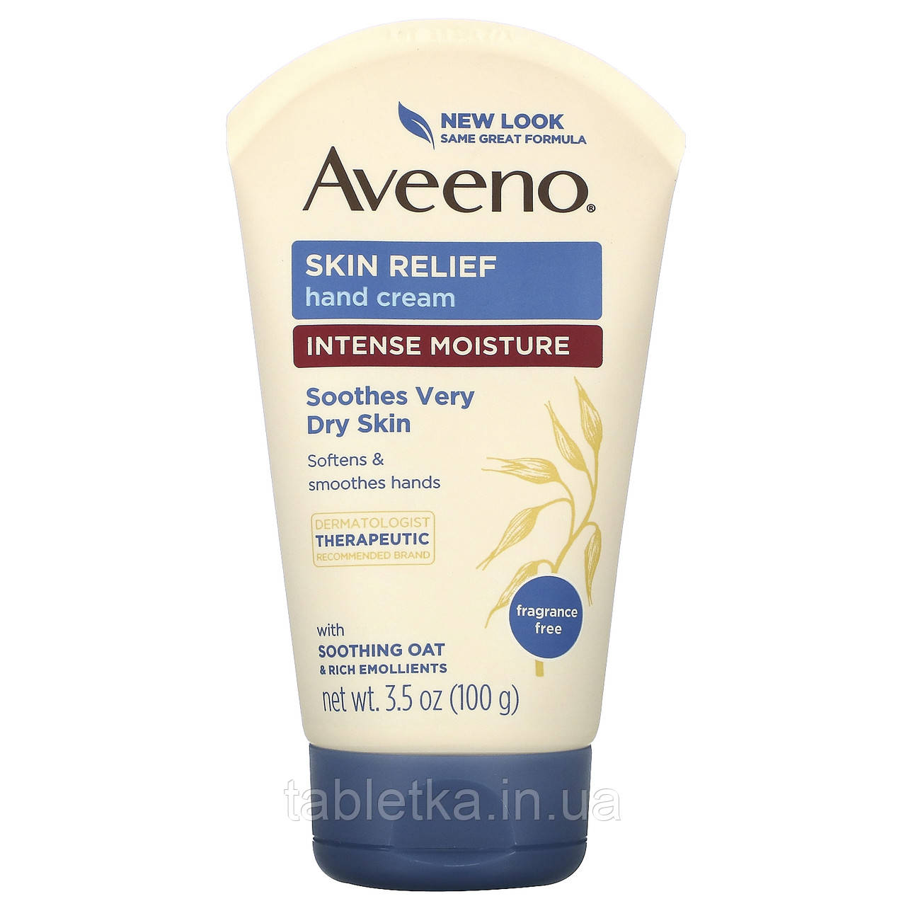 Aveeno, заспокійливий крем для рук, без запашника, 100 г (3,5 унції)