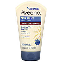 Aveeno, заспокійливий крем для рук, без запашника, 100 г (3,5 унції)