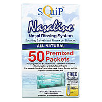 Squip, Nasaline, система для промывания носа, 50 предварительно подготовленных пакетов Днепр