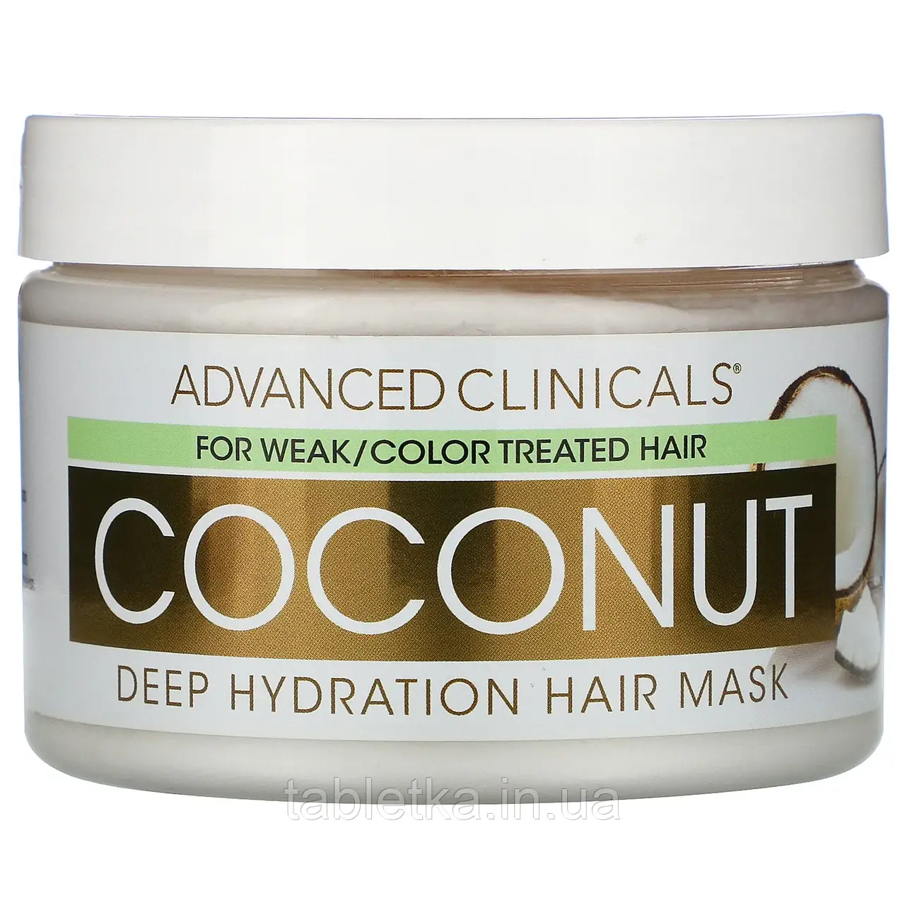 Advanced Clinicals, Coconut, маска для глибокого зволоження волосся, 340 г (12 унцій)
