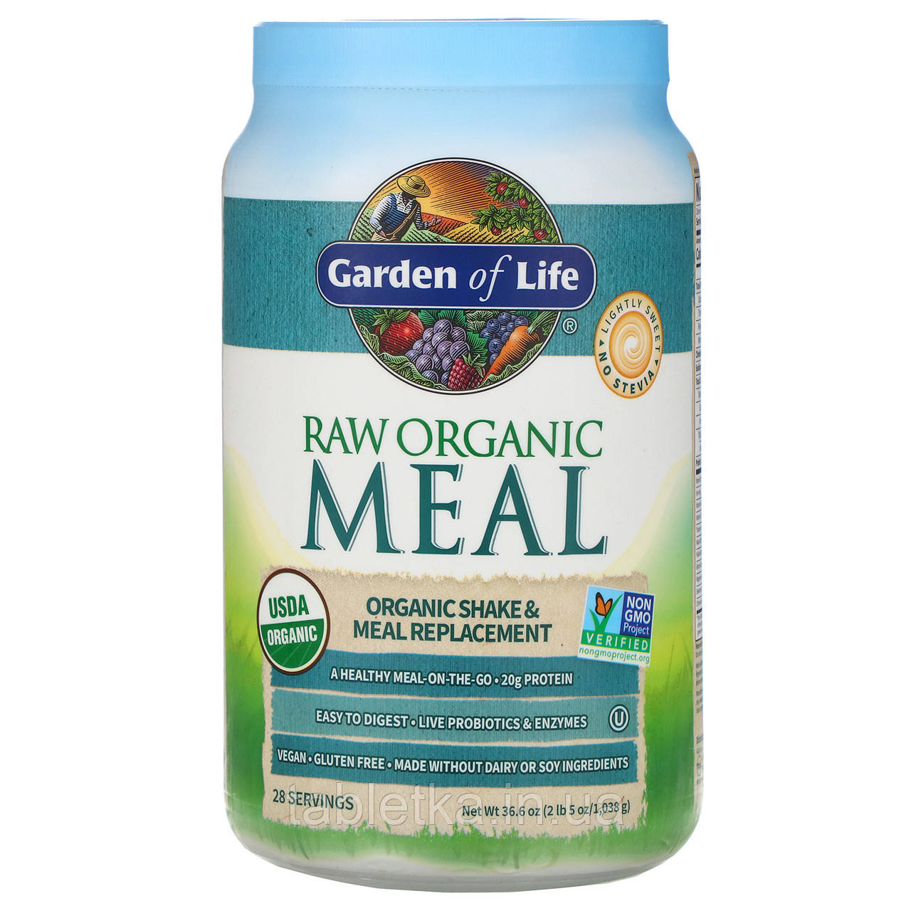 Garden of Life, необроблений органічний продукт, замінник коктейлів і їжі, 1038 г (2 фунта 5 унций)