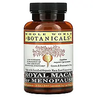 Whole World Botanicals, Royal Maca®, королевська маку для прийому при менопаузі, 500 мг, 120 вегетаріанських