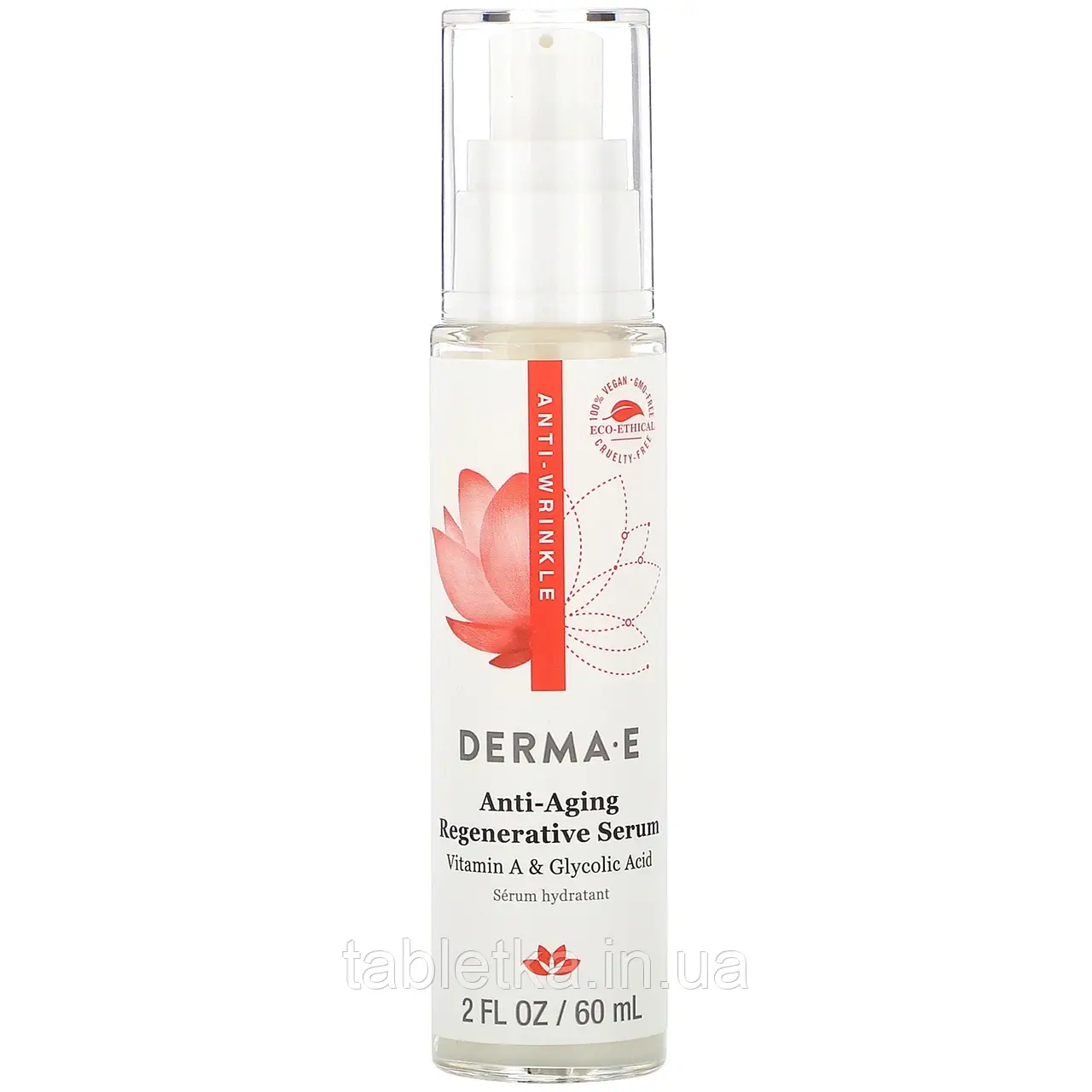 Derma E, Регенеративна сироватка проти зморщок, 60 мл (2 рідк. Унції)
