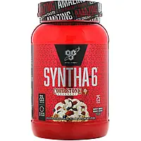 BSN, Syntha-6, ягодный вафельный рожок, 2,59 ф. (1,17 кг) Днепр