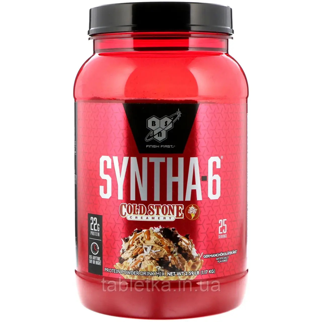 BSN, Syntha-6, оливобійна з холодним камінням, германхолатекаку, 1,17 кг (2,59 фунта)