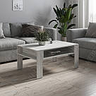 Журнальний столик і полиця 90 см завширшки у вітальню Кавовий столик модерн із Ламінованого ДСП, фото 6