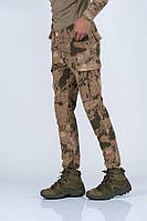 Тактические штаны COMBAT tactical. Эластичный материал. Койот камуфляж, Песочный. Военная форма combat