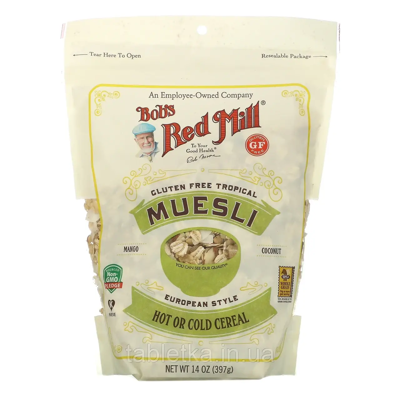 Bob's Red Mill, Мюслі, тропічні, без глютену, 397 г (14 унцій)