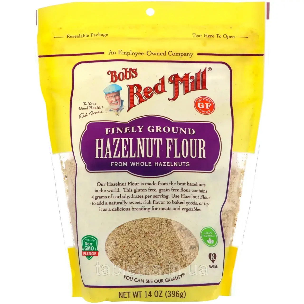 Bob's Red Mill, Мука з фундука тонкого помелу, без глютену, 396 г (14 унций)