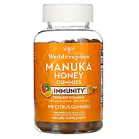 Wedderspoon, Manuka Honey, жевательные конфеты для иммунитета, цитрусовые, 90 жевательных конфет Днепр