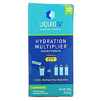 Liquid I.V., Hydration Multiplier, суміш для приготування напоїв з електролітом, кавун, 10 окремих