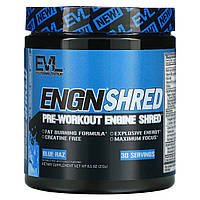 EVLution Nutrition, ENGN Shred, предтренировочный клочок, синяя ветвь, 231 г (8,1 унции) Днепр