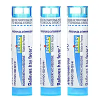 Boiron, Ambrosia, Allergy Relief, Meltaway Pallets, 3 Tubes, 80 Pellets Each Днепр