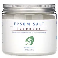 White Egret Personal Care, английская соль с лавандой, 454 г (16 унций) Днепр