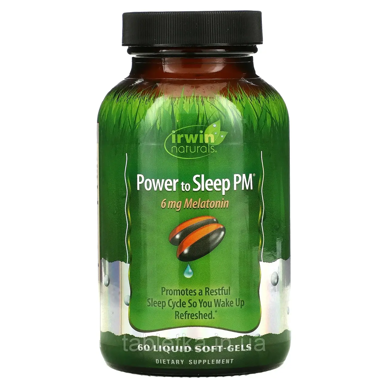 Irwin Naturals, Power to Sleep PM, заспокійлива, 60 капсул з рідиною