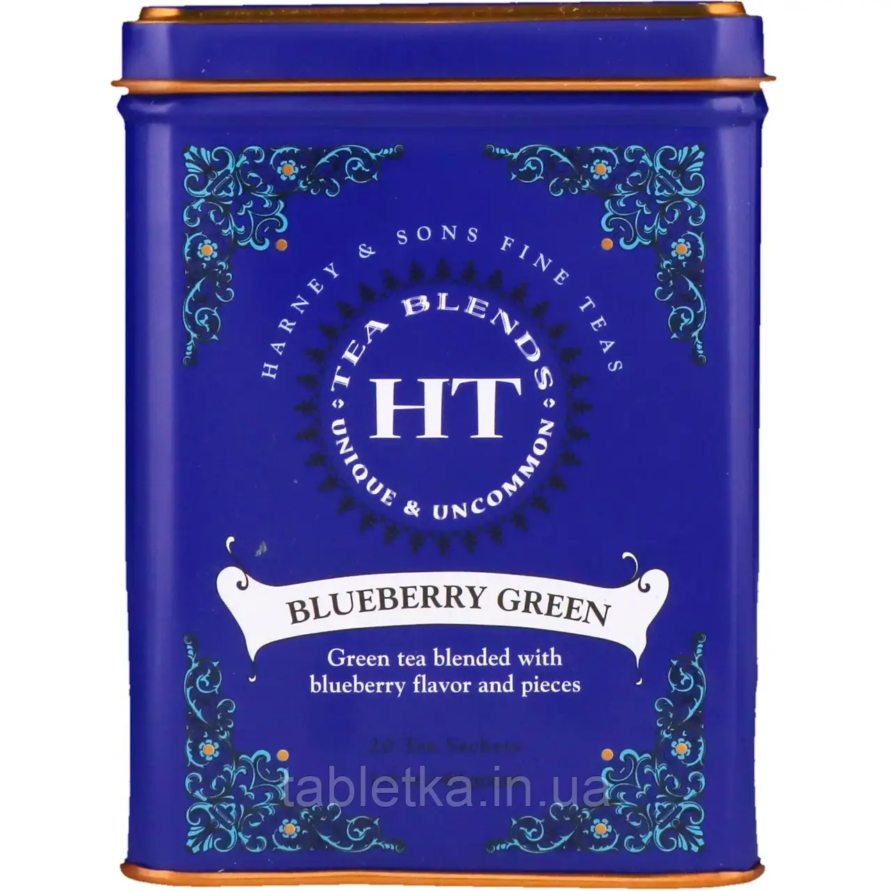 Harney & Sons, Чайна суміш HT, Блакитники, 20 пакетиків, по 1,4 унції (40 г)