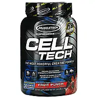 Muscletech, Performance Series, CELL-TECH, самая мощная формула с креатином, со вкусом фруктового пунша, в в