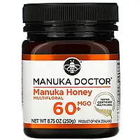 Manuka Doctor, мед манука из разнотравья, MGO 60+, 250 г (8,75 унции) в Украине