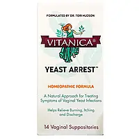 Vitanica, Yeast Arrest, 14 вагинальных суппозиториев Днепр