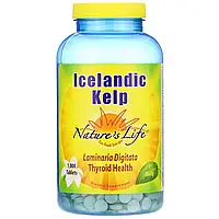 Nature's Life, исландские бурые водоросли, 1000 таблеток в Украине