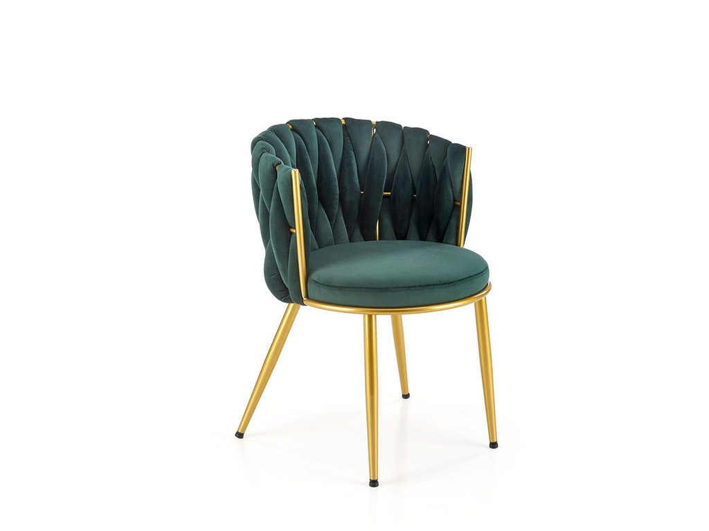 Стілець K517 зелений темний, сірий, фото 1