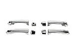 Дверні ручки в зборі 2015-2021 (Хром, 4 шт) для Toyota Land Cruiser 200 рр, фото 2