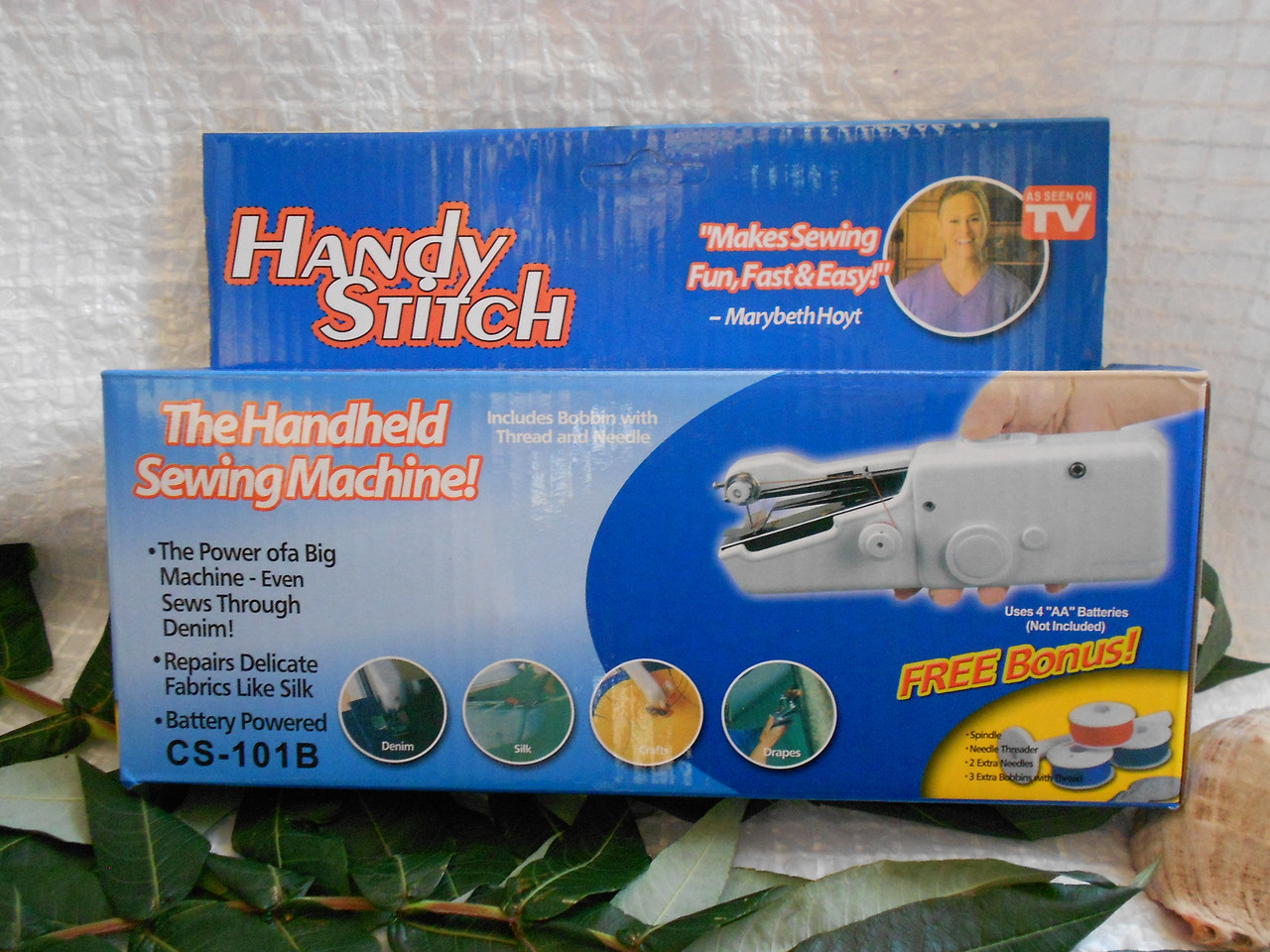 Швейная мини-машинка HANDY STITCH, ручная швейная машинка MAS - фото 4 - id-p1796535728