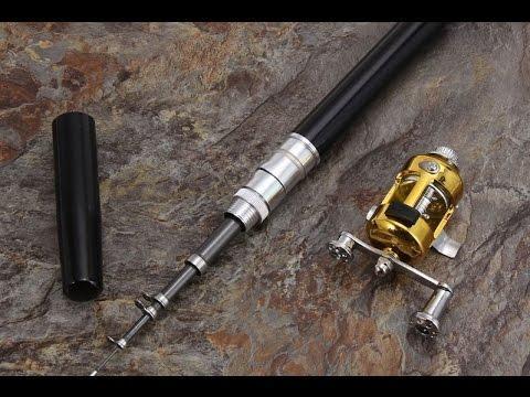 Удочка складная с катушкой и леской, телескопическая, Fishing rod in pen case, блесной, удочка р MAS - фото 5 - id-p1796535824