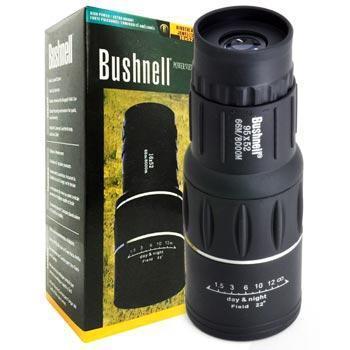 Монокуляр Bushnell 16x52 PowerView монокль, Бушнел, подзорная труба с чехлом MAS - фото 3 - id-p1796535827