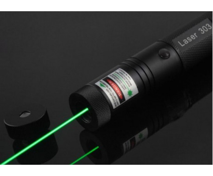 Лазерная указка зелёный лазер Laser 303 green с насадкой MAS - фото 8 - id-p1796535848