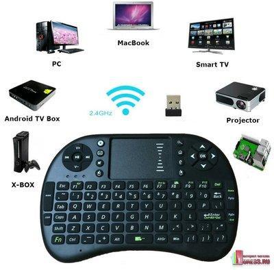 Беспроводная мини клавиатура i8 для смарт ТВ/ПК/планшетов | KEYBOARD MAS - фото 2 - id-p1796535856