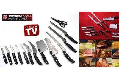 Набор профессиональных кухонных ножей Miracle Blade 13 в 1 MAS - фото 3 - id-p1796535871
