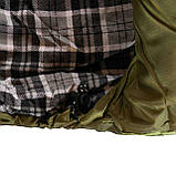 Спальний мішок Tramp Sherwood Long ковдра правий dark-olive/grey 230/100 UTRS-054L, фото 9