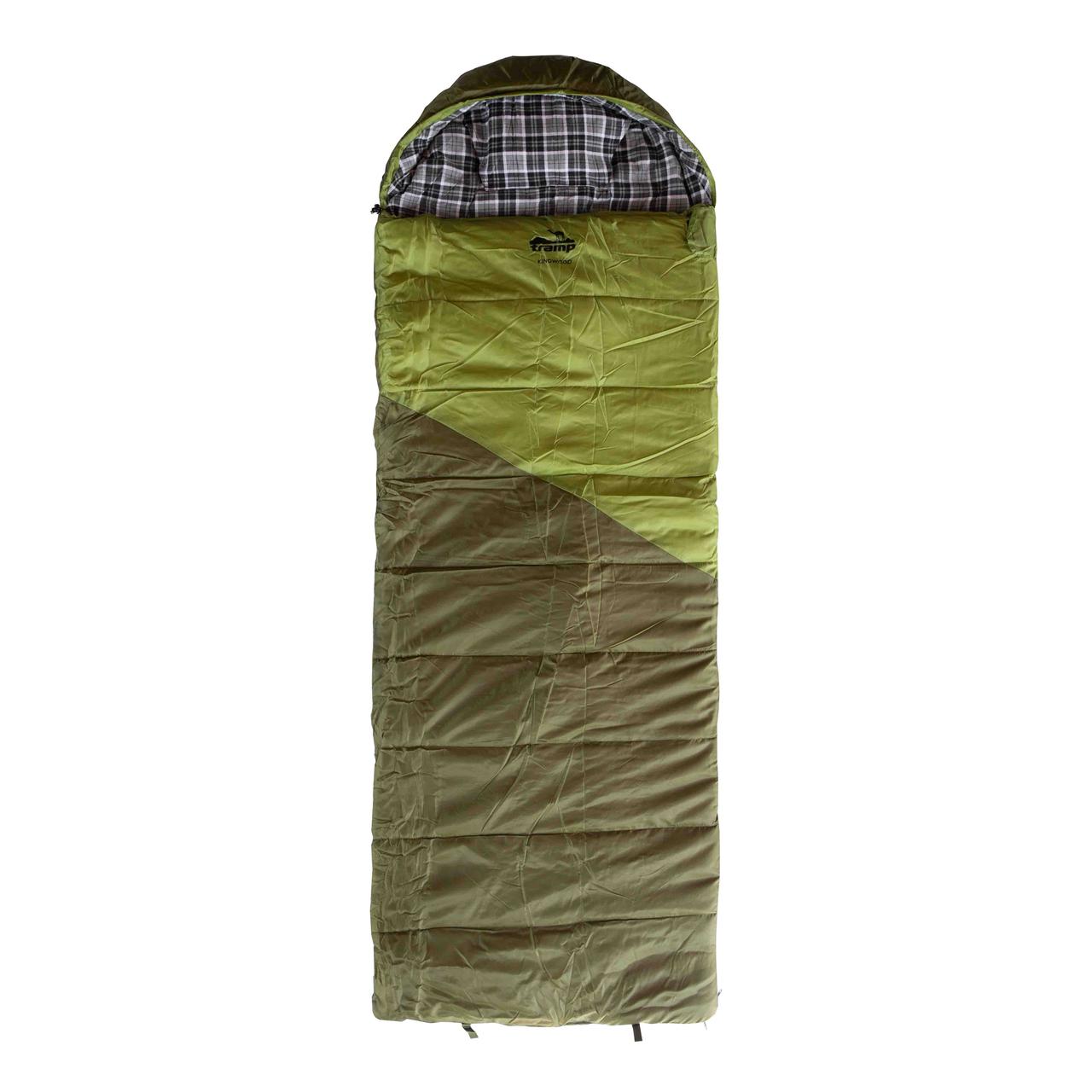 Спальний мішок Tramp Kingwood Regular ковдра правий dark-olive/grey 220/80 UTRS-053R