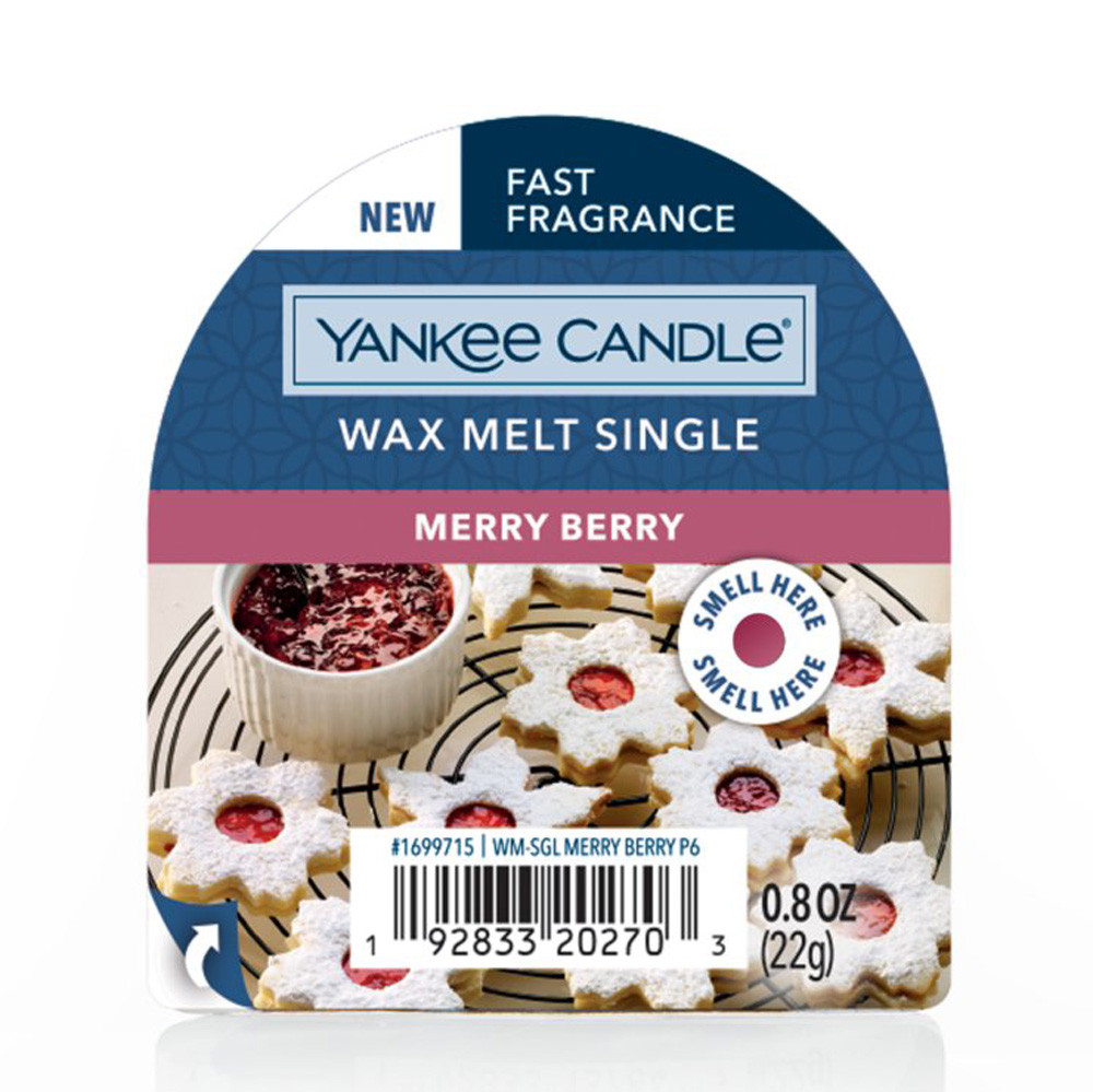 Віск для аромалампи "Весела ягода" Yankee Candle 22 г, фото 1