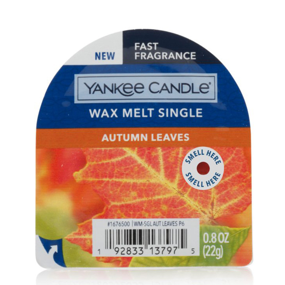 Віск для аромалампи "Осіннє листя" Yankee Candle 22 г, фото 1