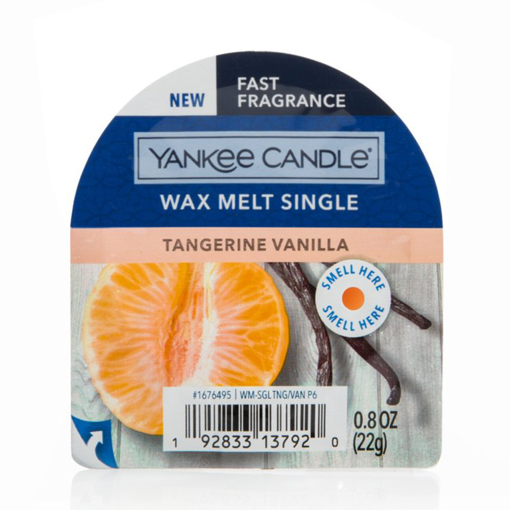Віск для аромалампи "Мандарин та ваніль" Yankee Candle 22 г, фото 1