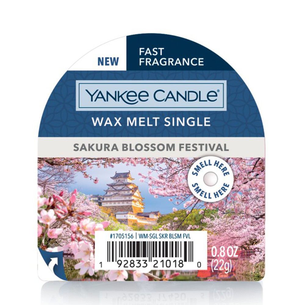 Віск для аромалампи "Фестиваль цвітіння сакури" Yankee Candle 22 г, фото 1