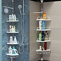 Угловая полка для ванной комнаты Multi Corner Shelf Стойка Стелаж MAS