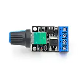 Регулятор швидкості обертання двигуна DC 5-16В 10A, фото 5