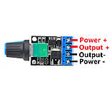 Регулятор швидкості обертання двигуна DC 5-16В 10A, фото 2