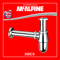 Сифон для умивальника латунний хромований 1.1/4"x32 мм без зливу 200CB McAlpine