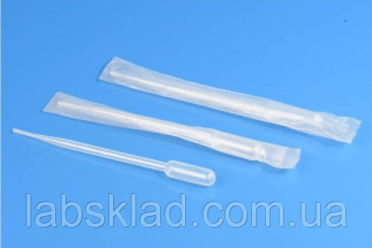 Піпетка Пастера 2 мл стерильна поліетилен, фото 1