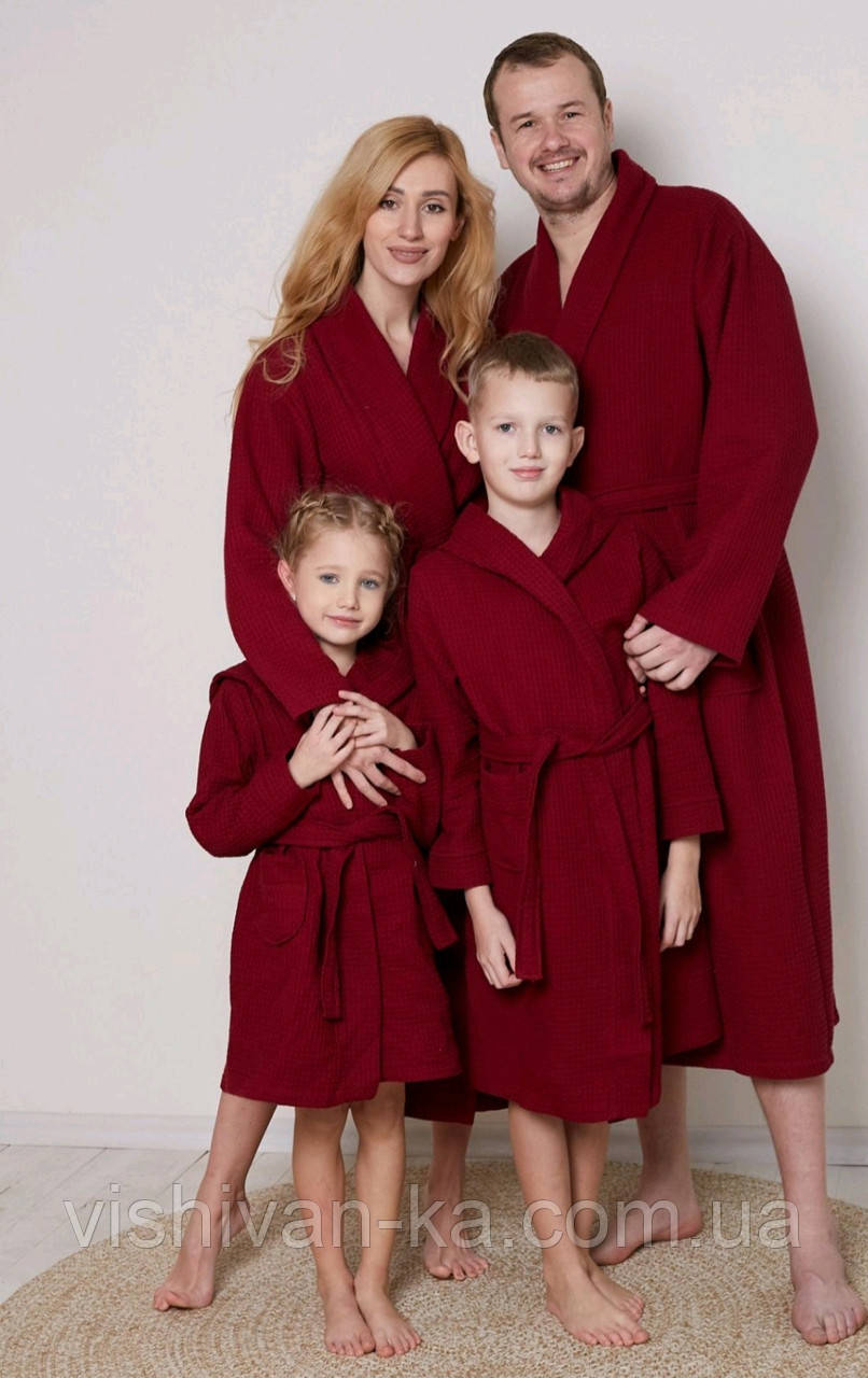 Махрові халати для всієї родини
