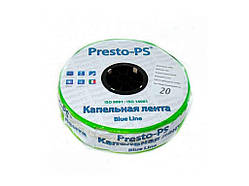 Крапельна стрічка, щільова Blue line 0,16 (20cм) 500м BL-20-500 ТМ PRESTO-PS
