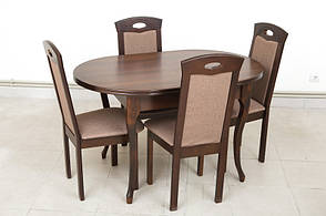 Стіл овальний розкладний Відень -3 Модуль Люкс, фото 3