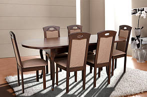 Стіл овальний розкладний Відень -3 Модуль Люкс, фото 4