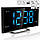 Годинник настільний з радіо Technoline WT460 Blue LED Black/Silver (WT460 blaue LED), фото 10