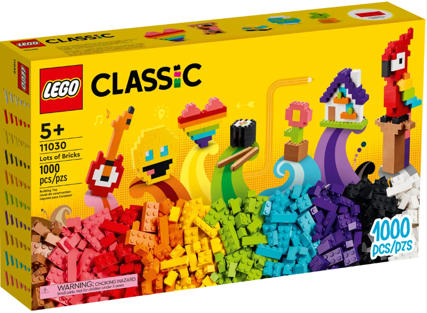 Конструктор LEGO Classic Безліч кубиків 1000 деталей (11030)